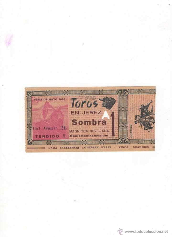 Tauromachia: ENTRADA DE TOROS, PLAZA DE TOROS DE JEREZ, 1950.