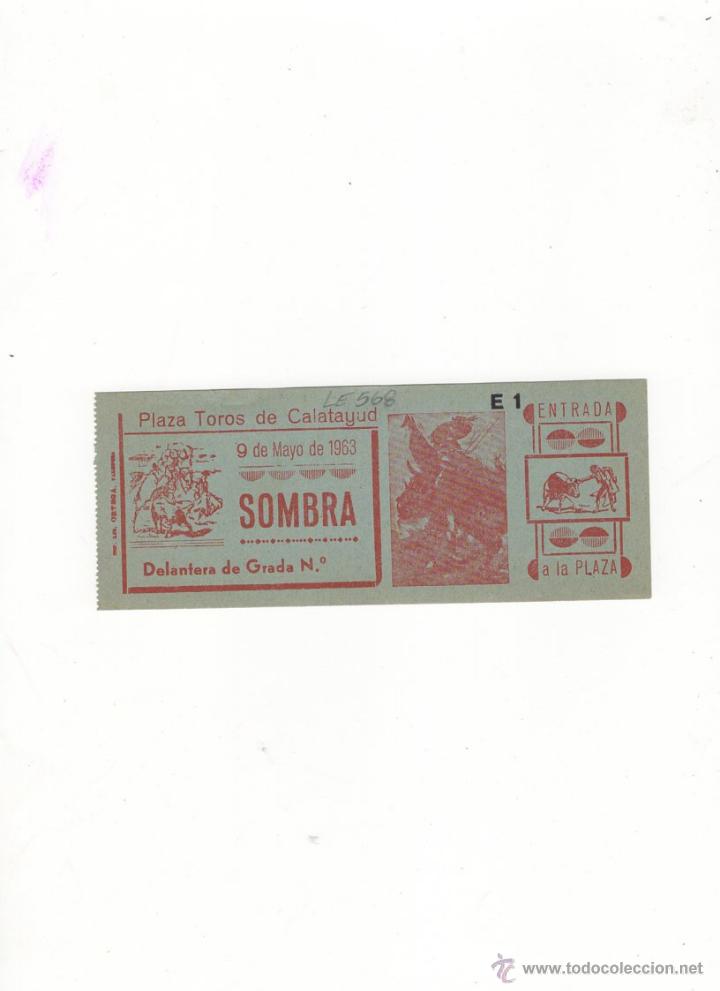 Tauromachia: ENTRADA DE TOROS, PLAZA DE TOROS DE CATALAYUD, 1963.