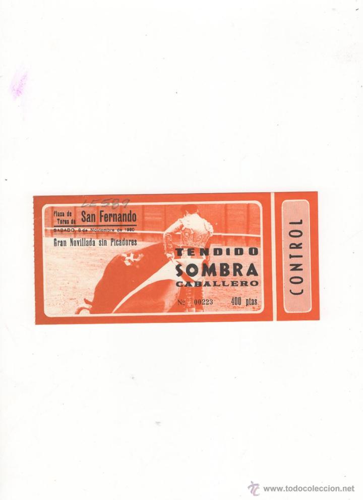 Tauromachia: ENTRADA DE TOROS, PLAZA DE TOROS DE SAN FERNANDO, 1980.