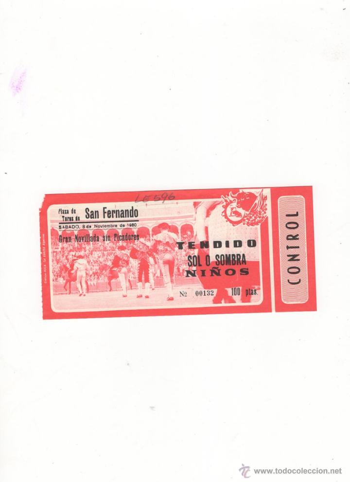 Tauromachia: ENTRADA DE TOROS, PLAZA DE TOROS DE SAN FERNANDO, 1980.