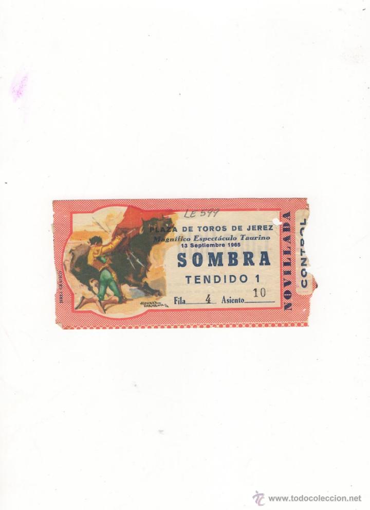 Tauromachia: ENTRADA DE TOROS, PLAZA DE TOROS DE JEREZ, 1965.