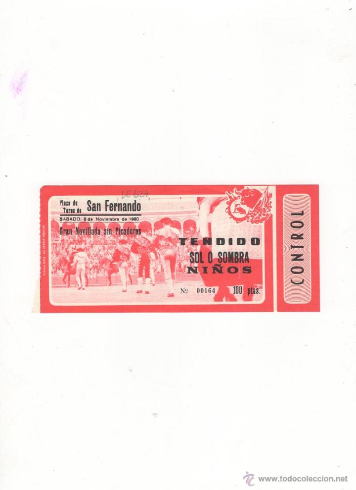 Tauromachia: ENTRADA DE TOROS, PLAZA DE TOROS DE SAN FERNANDO, 1980.