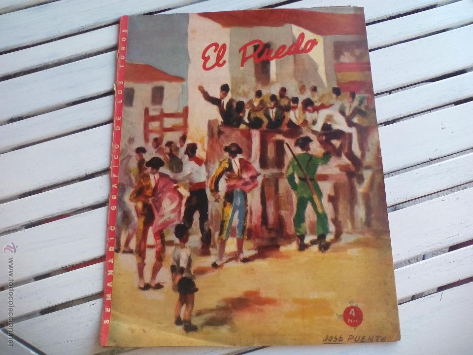 Tauromaquia: n&ordm; 430 de 1952. El Ruedo Revista Semanario Toros. Semana Grande San Sebasti&aacute;n.Jumillano.Joselito Alv