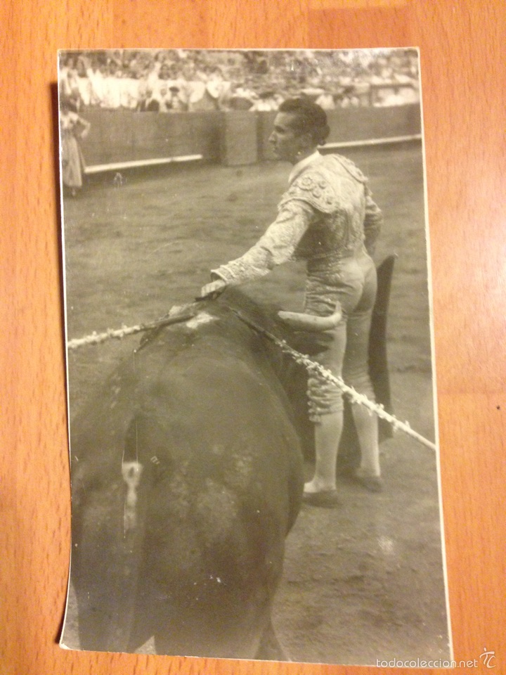 Tauromaquia: Foto original del torero Luis Miguel dominguin en una corrida de toros.san Sebasti&aacute;n foto marin