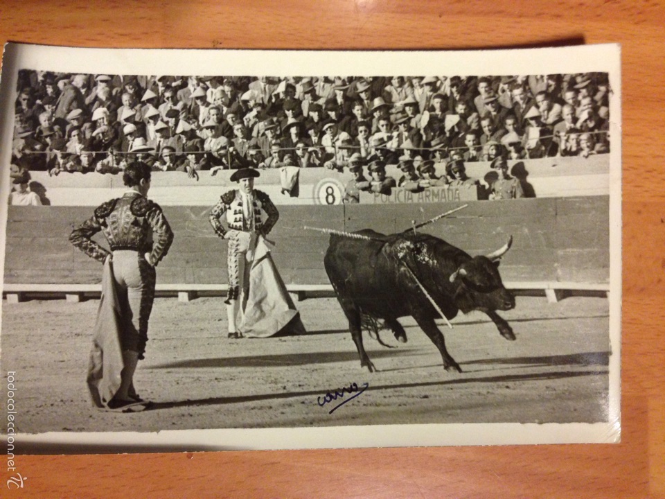 Tauromaquia: Foto original del torero Luis Miguel dominguin corrida de toros 1948.madrid foto cano