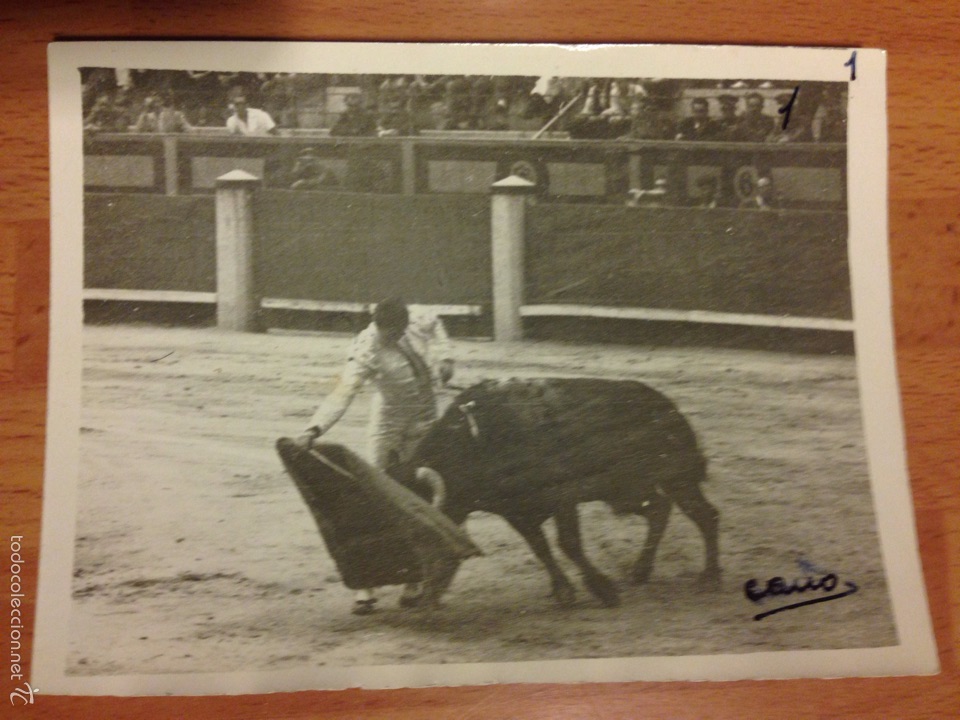 Tauromaquia: Foto original del torero Luis Miguel dominguin corrida de toros 1948.madrid foto cano