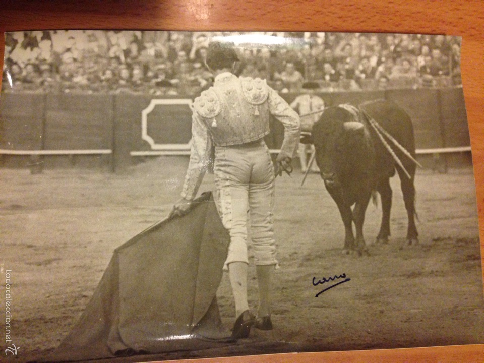 Tauromaquia: Foto original del torero Luis Miguel dominguin corrida de toros 1948.madrid foto Cano