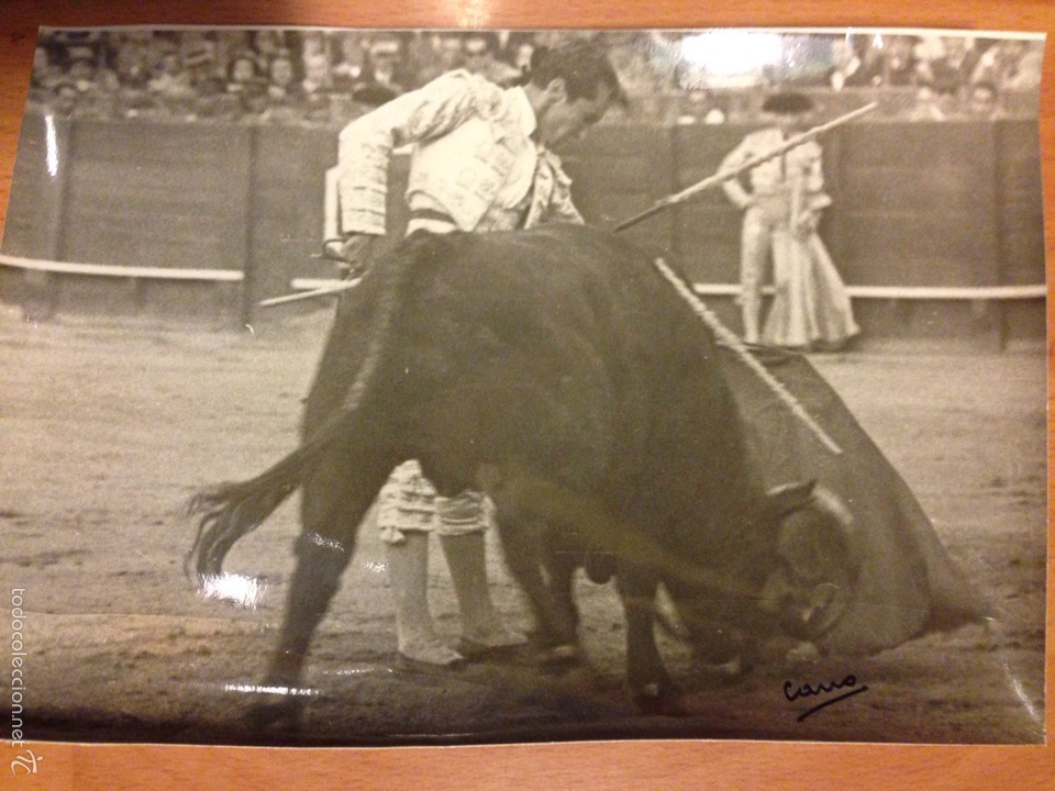 Tauromaquia: Foto original del torero Luis Miguel dominguin corrida de toros 1948.madrid foto Cano