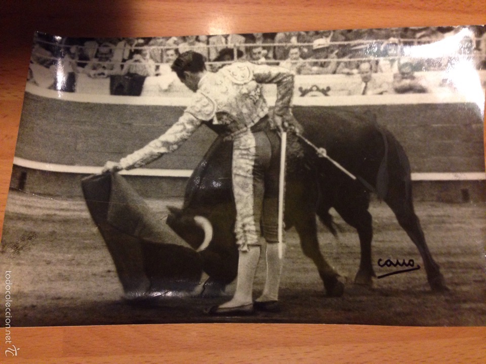 Tauromaquia: Foto original del torero Luis Miguel dominguin corrida de toros .madrid foto Cano