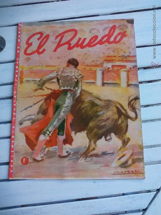 Tauromaquia: n&ordm; 6 de 1944 El Ruedo Revista Semanario Toros. El Boni. Mario Cabr&eacute;. Belmonte. Dominguin. Manolete.