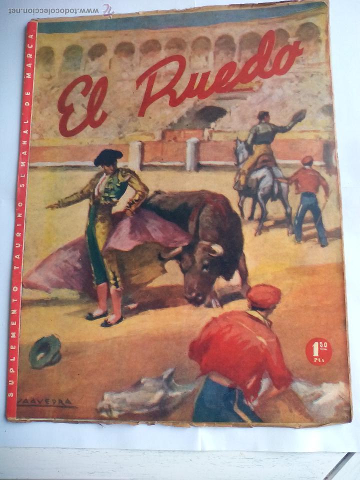 Tauromaquia: n&ordm; 50 de 1945 El Ruedo Revista Semanario Toros Luis Miguel DominguinManolete, estudiante, Montani