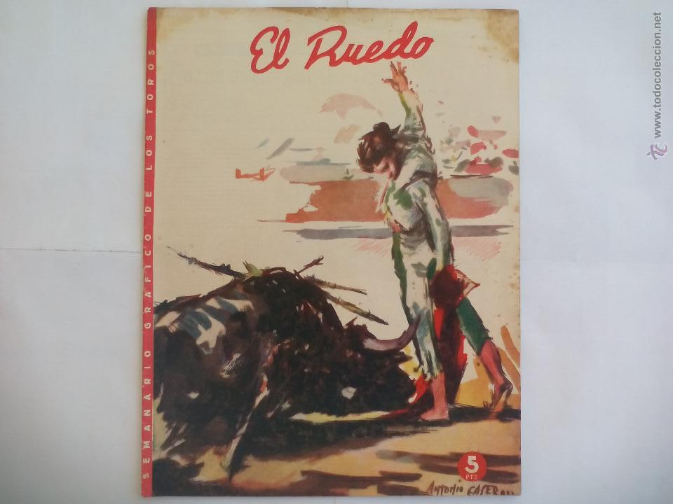 Tauromaquia: n&ordm; 509 de 1954 El Ruedo Revista Semanario Toros Manolete. Fallas. Joselito. Anto&ntilde;ete.Cesar Giron