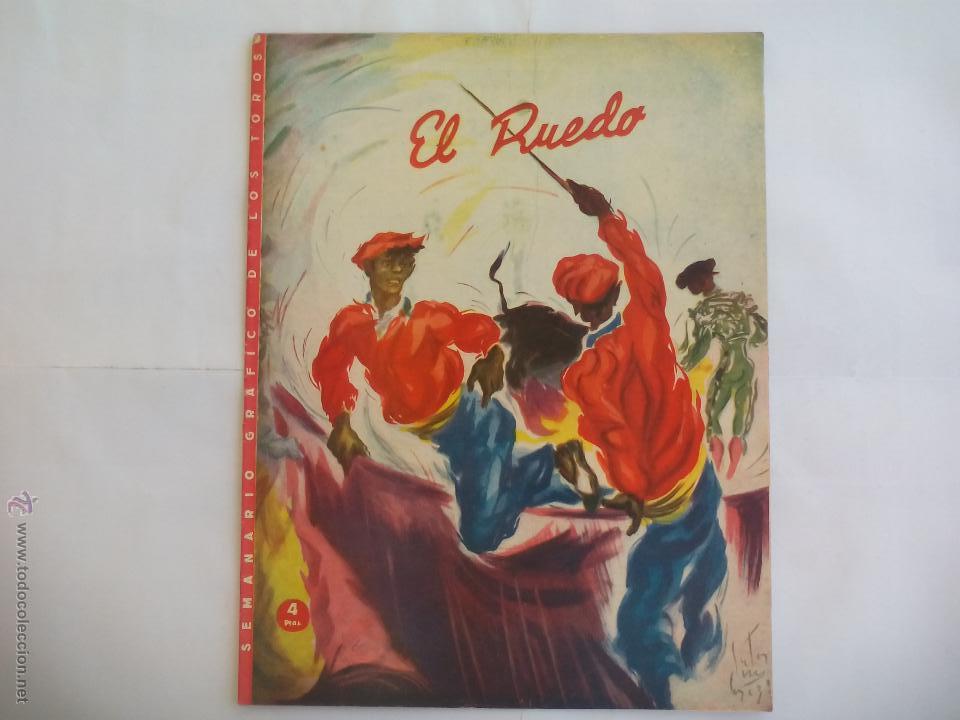 Tauromaquia: n&ordm; 444 de 1952 El Ruedo Revista Semanario Toros El ranchero, Luis Miguel Mejico.Maneras de picar
