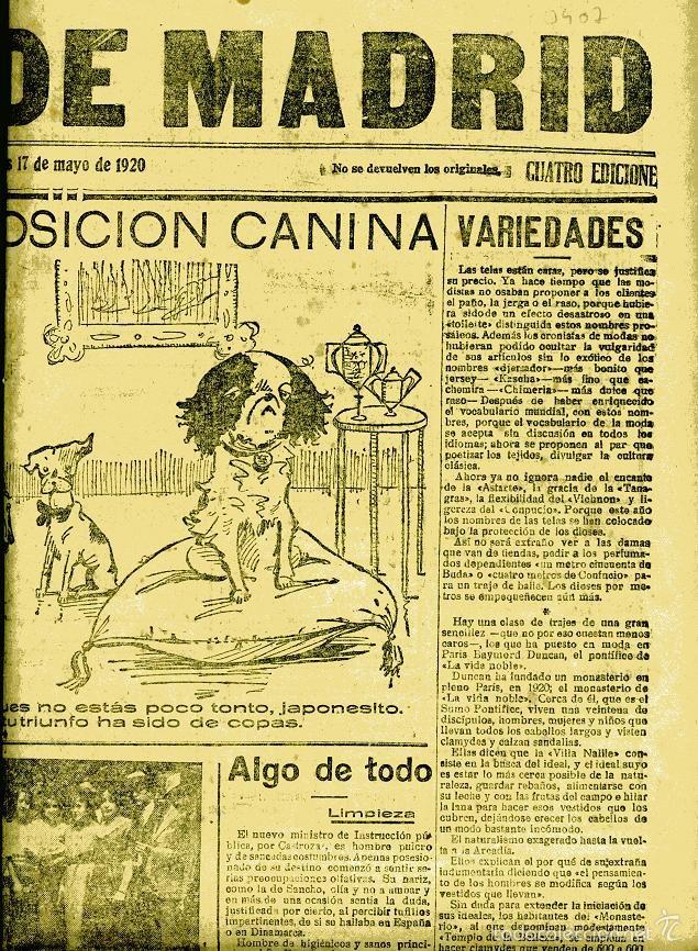 Tauromaquia: HERALDO DE MADRID 17 MAYO 1920 , MUERTE DE JOSELITO 3 HOJAS ....