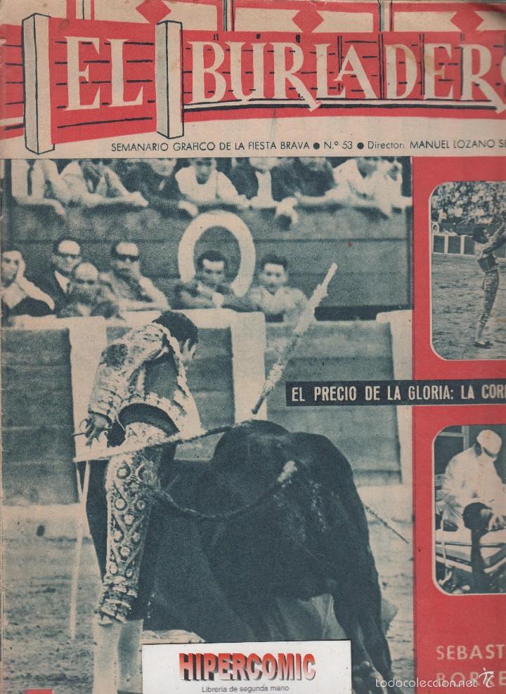 Tauromaquia: REVISTA EL BURLADERO N&ordm; 53 FEBRERO 1965 SEBASTIAN BORRERO CHAMACO