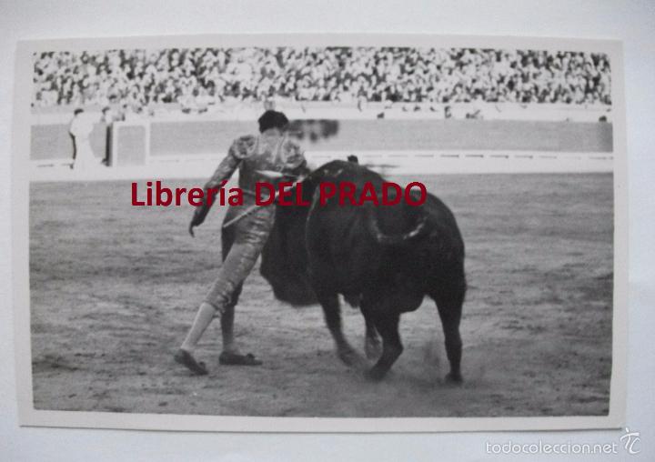 Tauromaquia: MIGUEL BÁEZ EL LITRI - FOTOGRAFÍA ORIGINAL VALENCIA 1949 FOTO CAIRO - TOROS GANDÍA