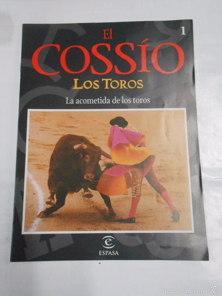 Bullfighting: EL COSS&Iacute;O FASCICULO N&ordm; 1. LOS TOROS. ENCICLOPEDIA ESPASA. LA ACOMETIDA DE LOS TOROS. TDKR17