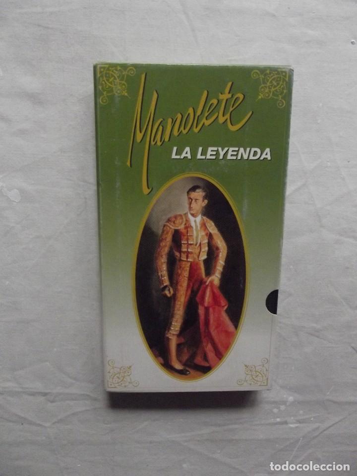 Tauromaquia: MANOLETE LA LEYENDA CINTA VHS ( SIN PROBAR )