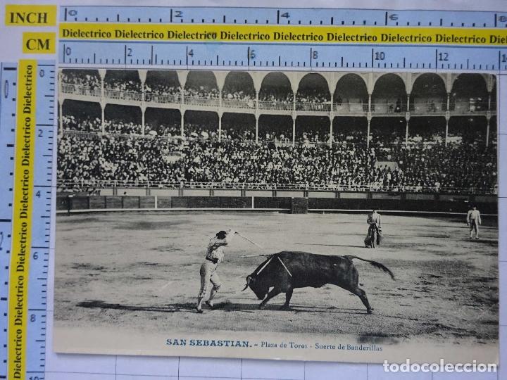 Stierkampf: POSTAL DE TOROS TAUROMAQUIA. A&Ntilde;OS 10 30. PLAZA DE SAN SEBASTIAN. SUERTE BANDERILLAS. 125