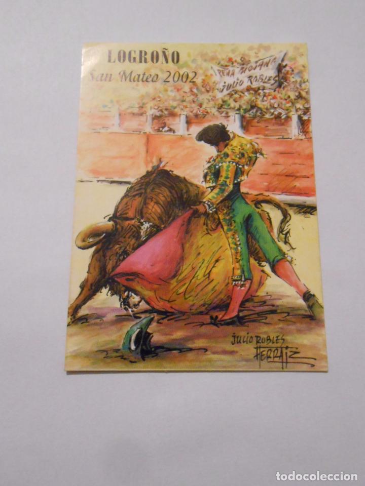 Bullfighting: CALENDARIO PROGRAMACION FERIA TAURINA DE SAN MATEO. LOGRO&Ntilde;O. 2002. BAR VICTORIA. TDKP8