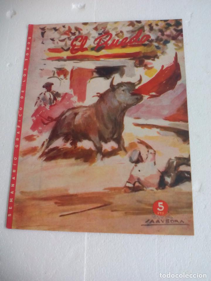 Tauromaquia: n&ordm; 485 de 1953 El Ruedo Revista Semanario Toros. Algemesi.Feri Ubeda. Carmen Sevilla. Lagartijo.
