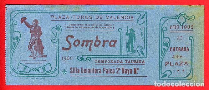 Tauromachia: ANTIGUA ENTRADA TOROS, PLAZA DE VALENCIA , 1908 , ORIGINAL , ET 2408