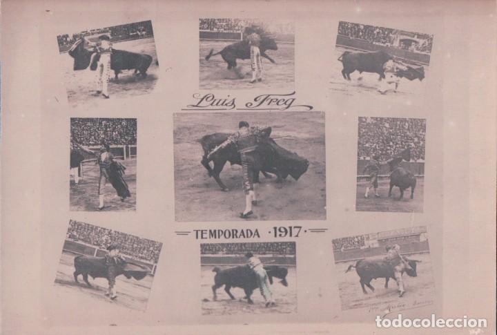Bullfighting: POSTAL DE LUIS FREG TEMPORADA 1917