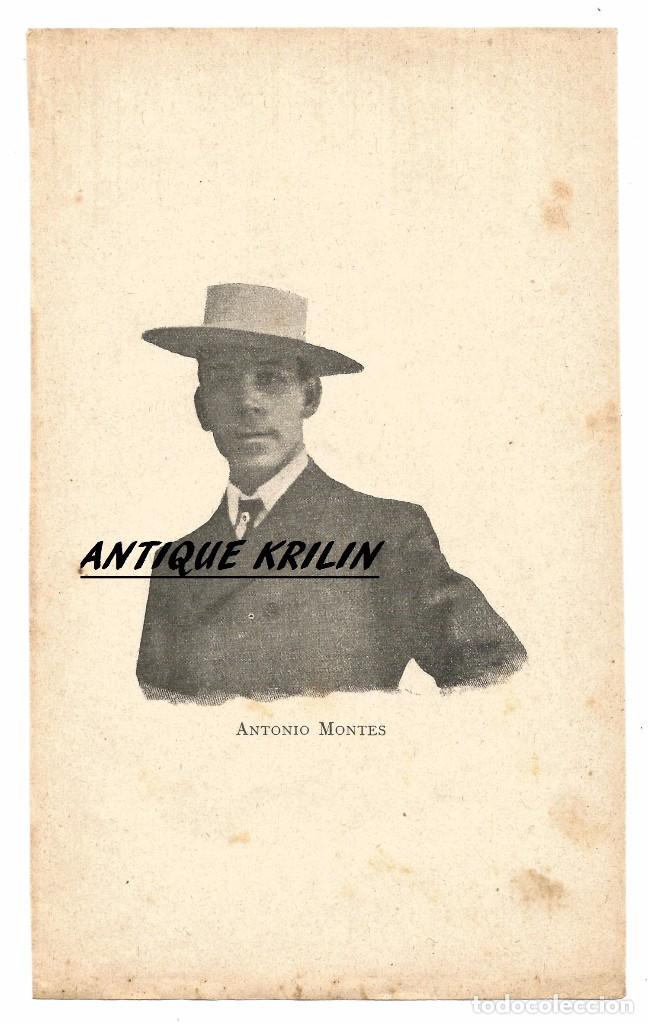 Tauromaquia: ANTONIO MONTES .- LAMINA DEL LIBRO ALMA TORERA 1911