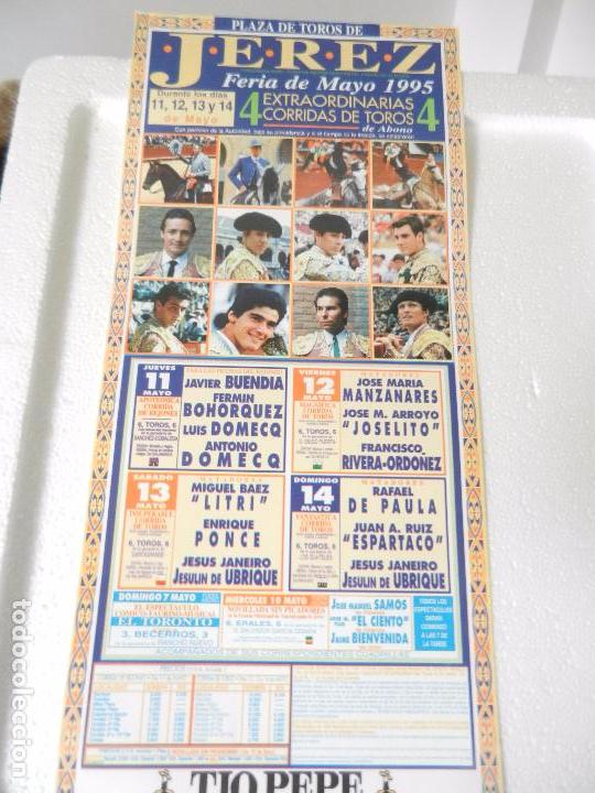 Tauromaquia: CARTEL DE TOROS EN JEREZ. MAYO 1995. BUENDIA, BOHORQUEZ, DOMECQ, PONCE, JESULIN, JOSELITO, MANZANARE