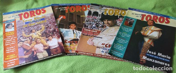 Tauromaquia: LOTE 4 REVISTAS-EL MUNDO DE LOS TOROS-1995