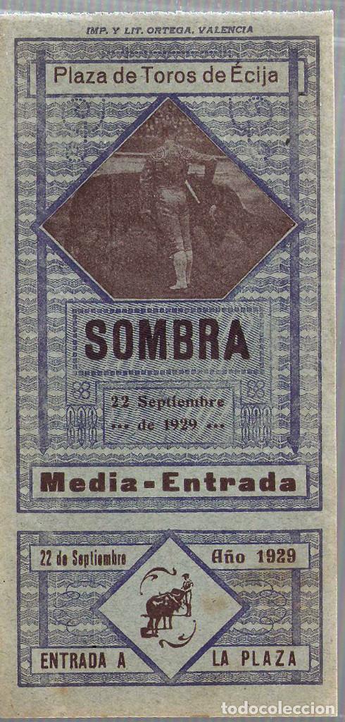Tauromaquia: ENTRADA PLAZA DE TOROS DE &Eacute;CIJA, 22 de Septiembre de 1929