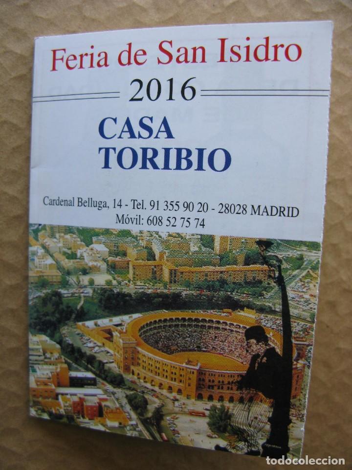 Tauromaquia: FERIA DE SAN ISIDRO 2016. PROGRAMA CASA TORIBIO - Foto 1
