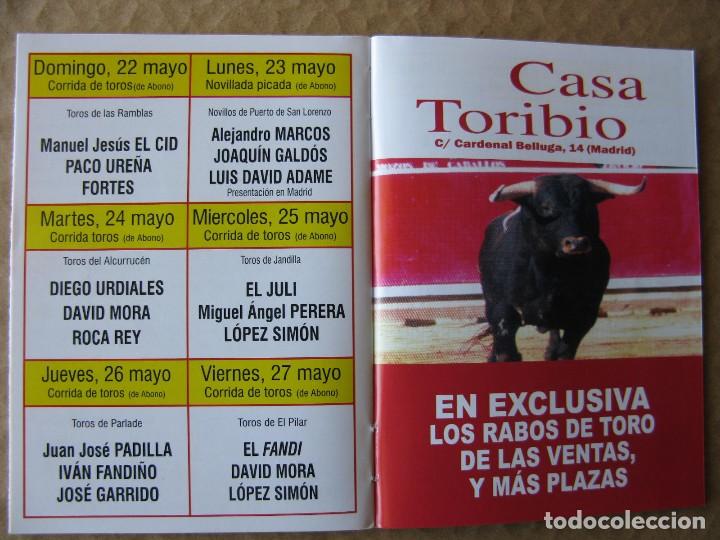Tauromaquia: FERIA DE SAN ISIDRO 2016. PROGRAMA CASA TORIBIO - Foto 2