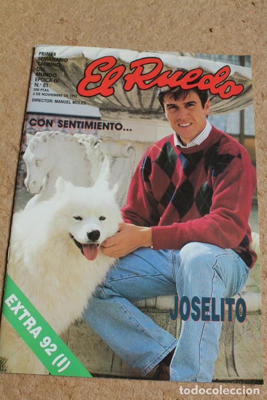 Tauromaquia: El Ruedo. Primer semanario taurino del mundo. N&ordm; 81. 3 noviembre 1992. Joselito. Extra 92 (I).