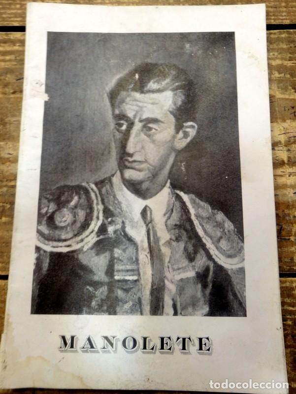 Tauromaquia: Manolete. Marcelino Concostrina. 1966
