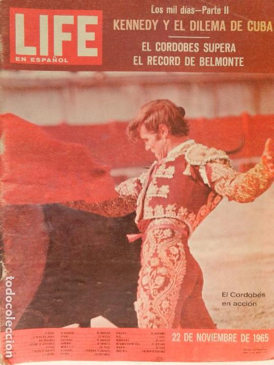 Tauromaquia: LIFE EN ESPA&Ntilde;OL 22 DE NOVIEMBRE DE 1965. EL CORDOBES EN ACCION.