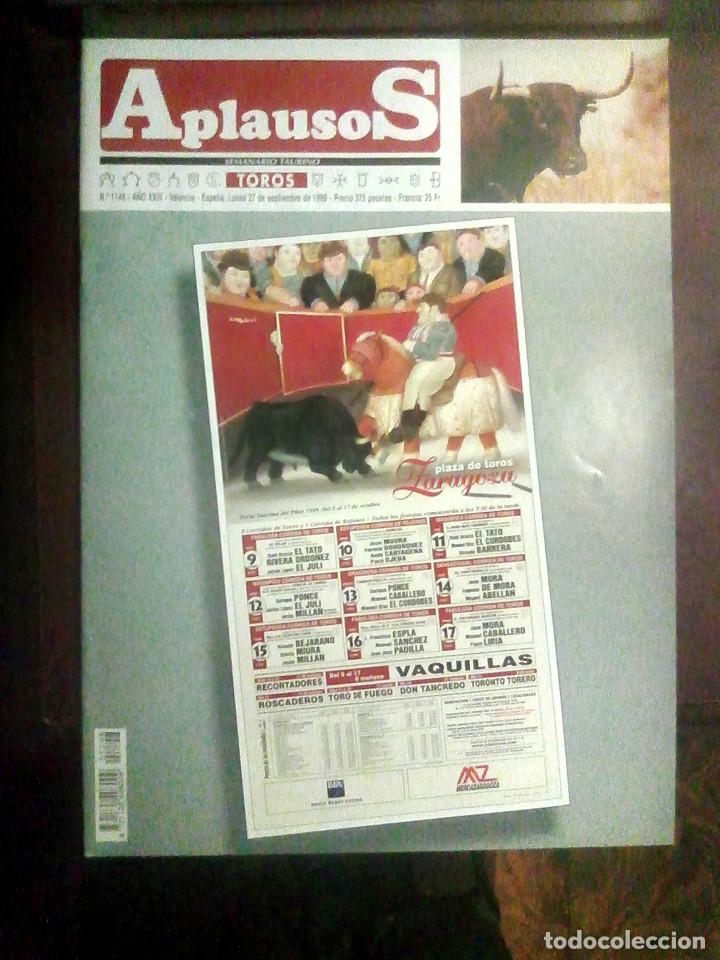 Tauromaquia: Revista Aplausos , n.&ordm; 1148, 27 de septiembre de 1999 - Plaza Zaragoza, Feria del Pilar