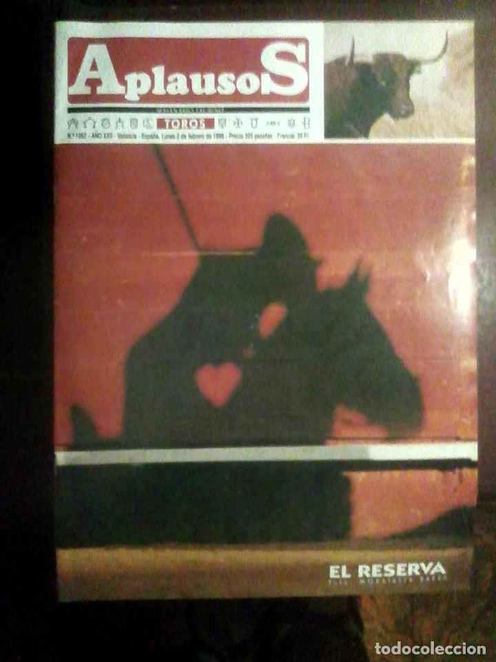 Tauromaquia: Revista Aplausos , n.&ordm; 1062, 2 de febrero de 1998 - El Reserva