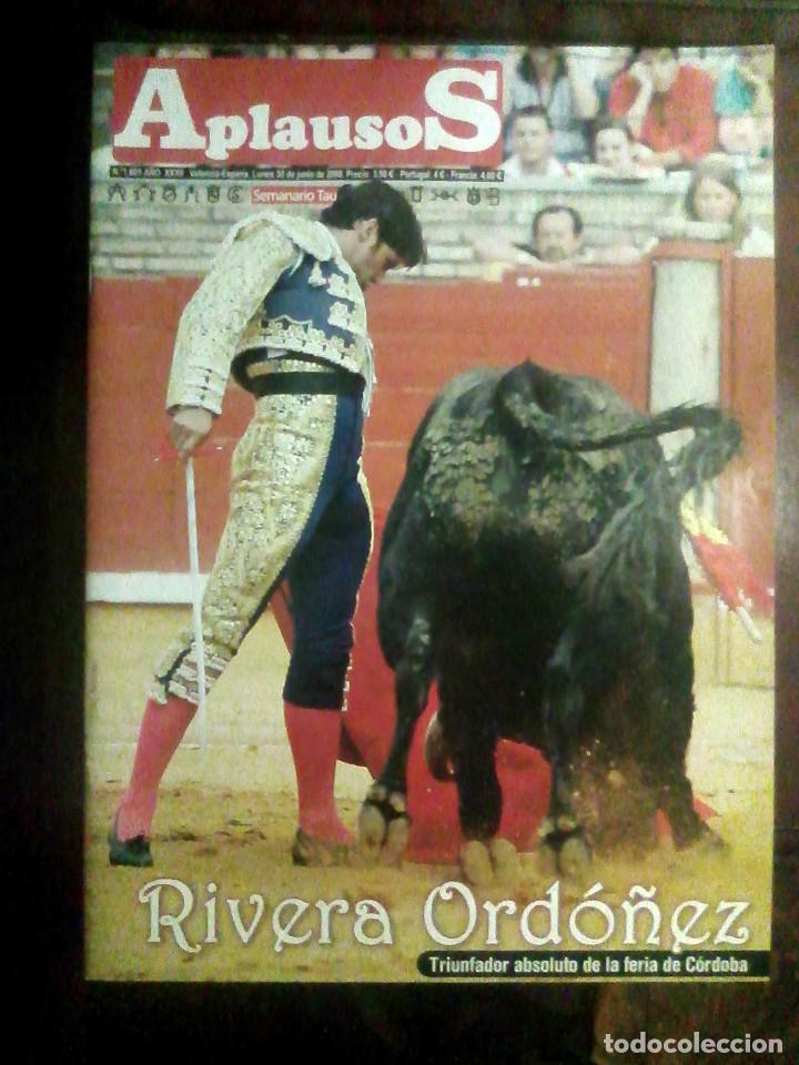 Tauromaquia: Revista Aplausos , n.&ordm; 1605, 30 de junio de 2008 - Rivera Ord&eacute;&ntilde;ez