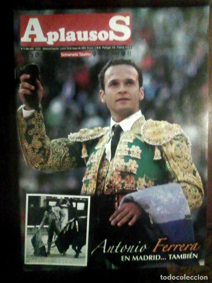 Tauromaquia: Revista Aplausos , n.&ordm; 1599, 19 de mayo de 2008 - Antonio Ferrera