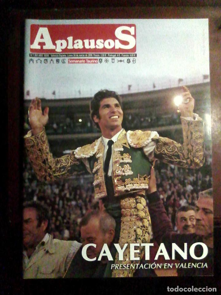 Tauromaquia: Revista Aplausos n.&ordm; 1591, 24 de marzo de 2008 - Cayetano en Valencia