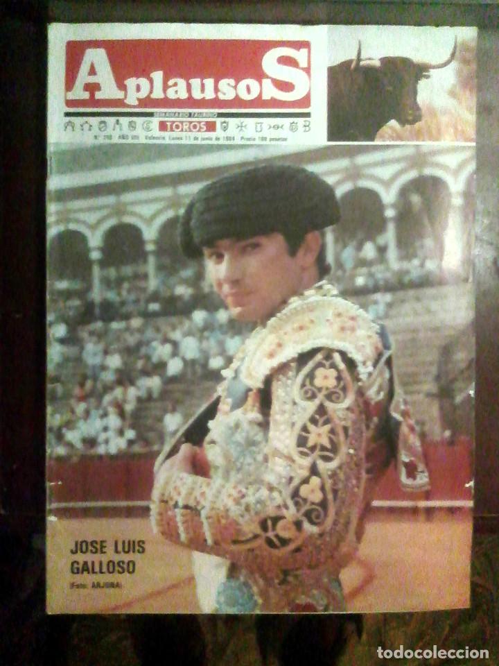 Tauromaquia: Revista Aplausos N.&ordm; 350 11 de junio de 1984 - Jos&eacute; Luis Galloso