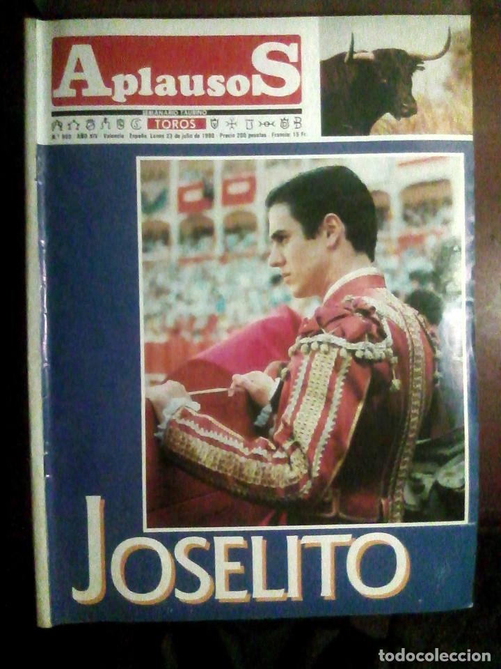 Tauromaquia: Revista Aplausos N.&ordm; 669, 23 de julio de 1990 - Joselito