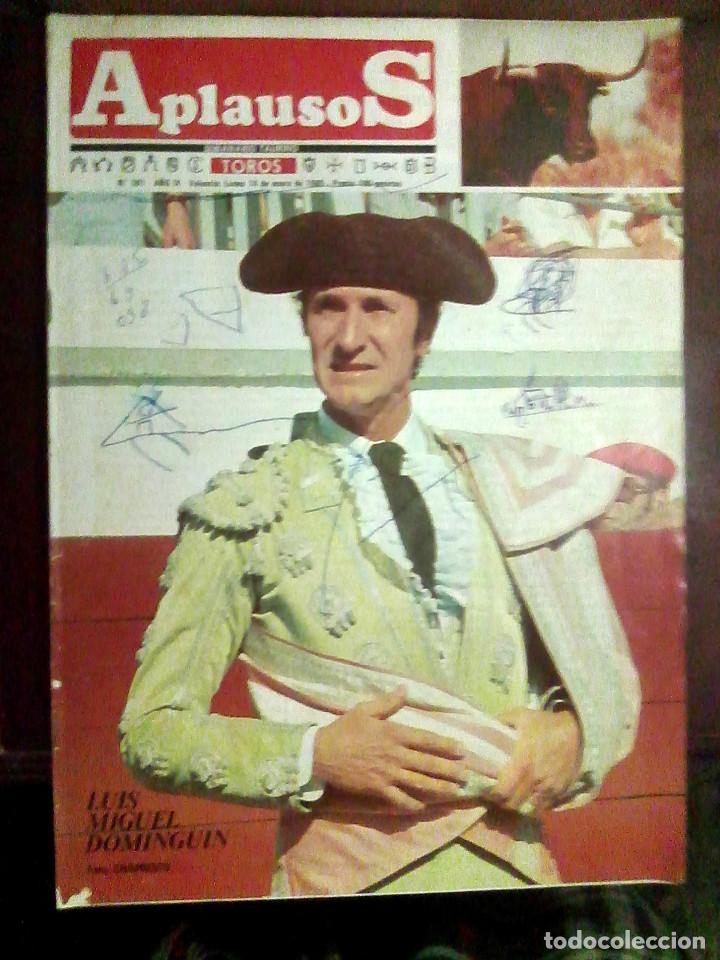 Tauromaquia: Revista Aplausos N.&ordm; 381, 14 de enero de 1985 - Luis Miguel Domingu&iacute;n
