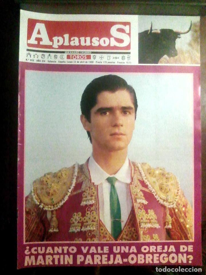 Tauromaquia: Revista Aplausos N.&ordm; 656, 23 de abril de 1990 - Mart&iacute;n Pareja-Obreg&oacute;n