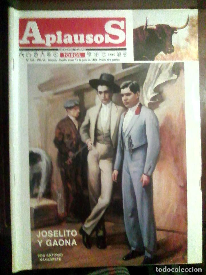 Tauromaquia: Revista Aplausos N.&ordm; 559, 13 de junio de 1988 - Joselito y Gaona