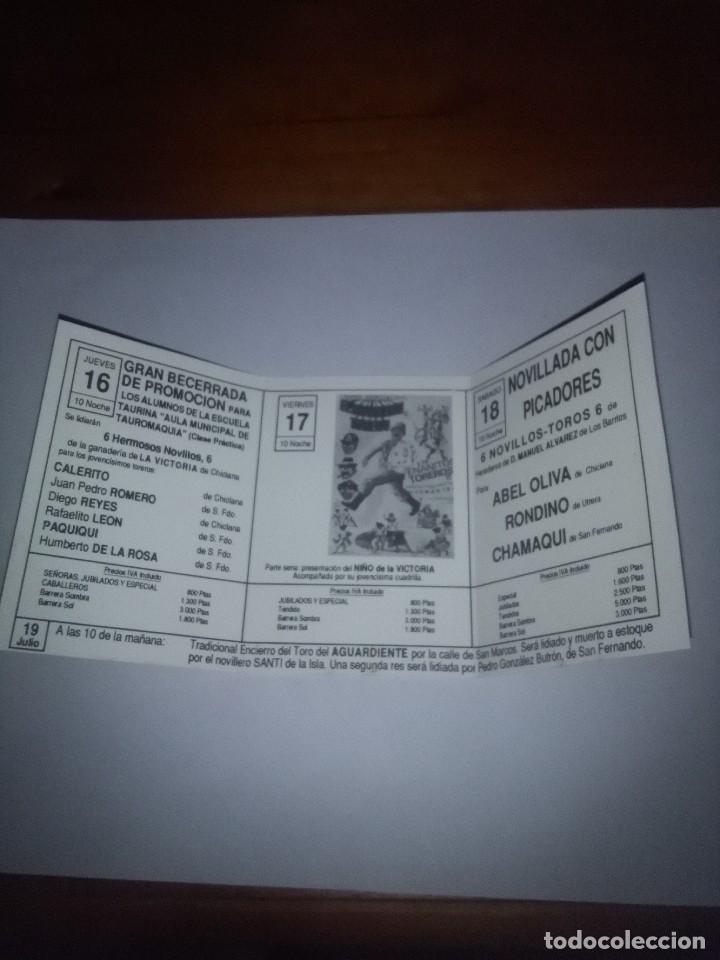 Tauromaquia: PROGRAMA DE TOROS. NOVILLADA. BECERRADA. EST24B2 - Foto 2