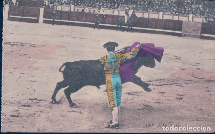 Bullfighting: POSTAL UNA VERONICA - TAUROMAQUIA