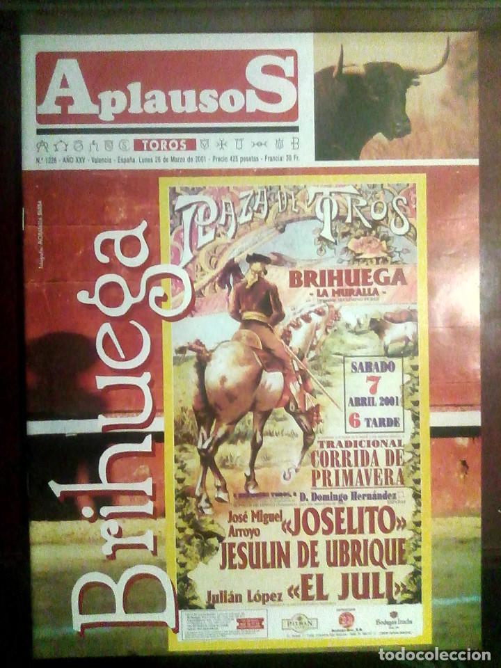 Tauromaquia: Revista Aplausos N.&ordm; 1226, 26 de marzo de 2001 - Brihuega, Joselito, Jesul&iacute;n de Ubrique, El Juli