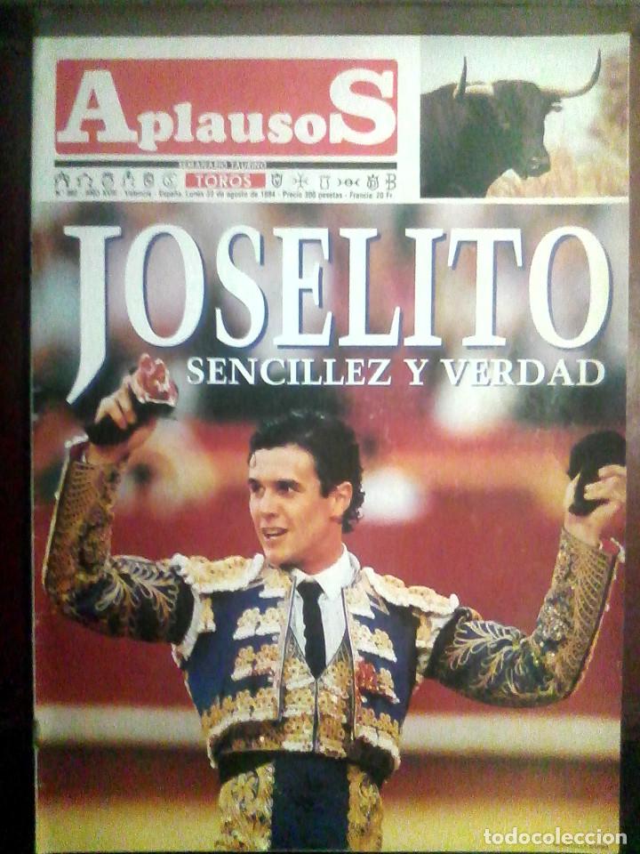Tauromaquia: Revista Aplausos N.&ordm; 882, 22 de agosto de 1994 - Joselito